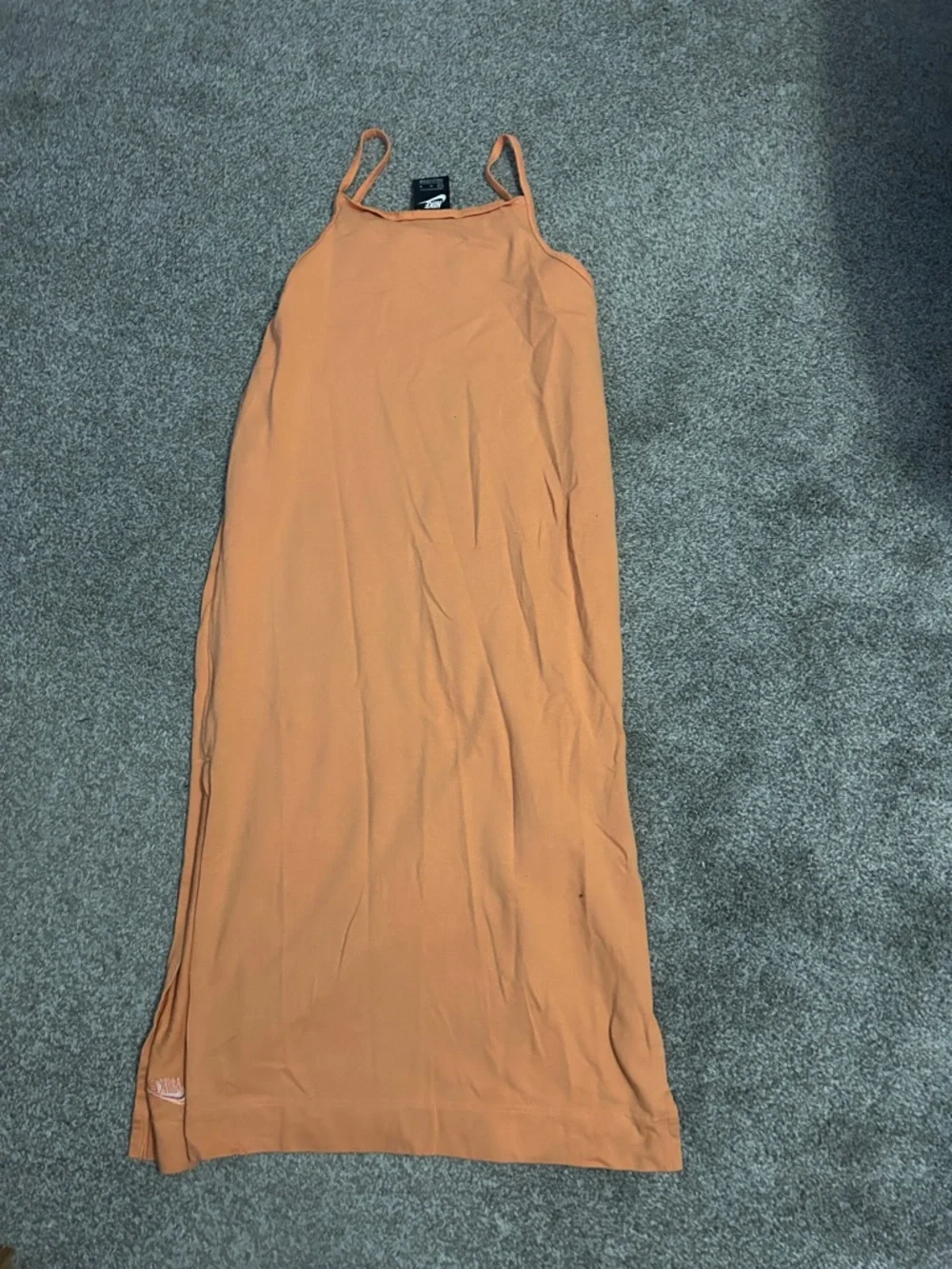 Nike Women's Peach-Orange Slip Maxi Skirt - Picture 3 of 3
